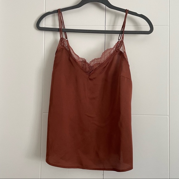 Abercrombie and Fitch Lace Satin Camisole - Picture 3 of 7